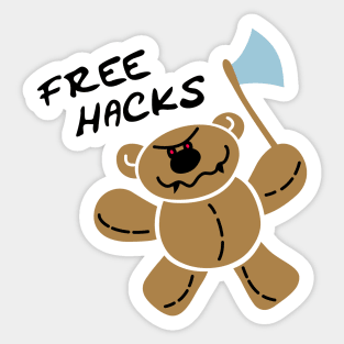 Free Hacks Sticker